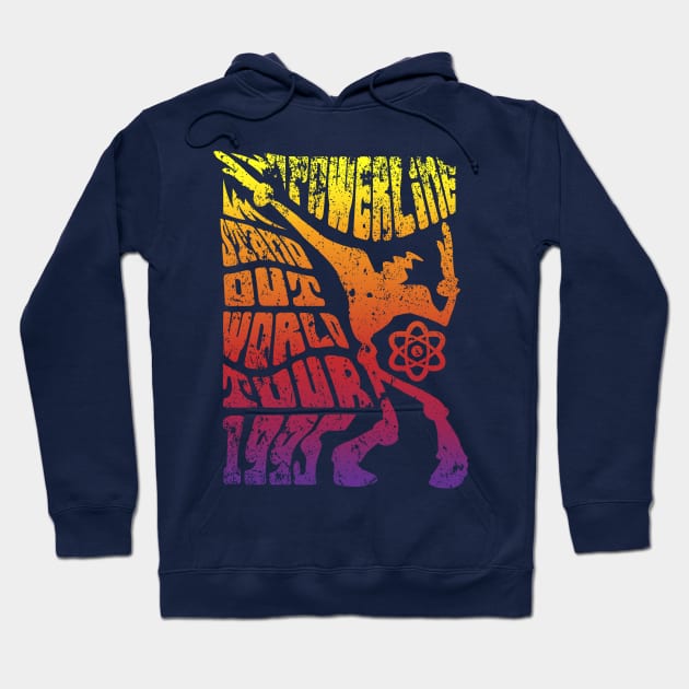 Groovy Powerline World Tour 95' Hoodie by Batg1rl